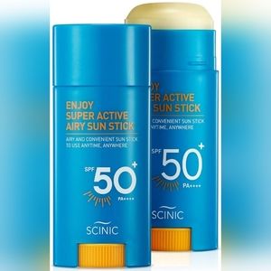 SCINIC Enjoy Super Active Airy Sun Stick SPF50+ PA++++ 0.53oz (15g) | Strong UV